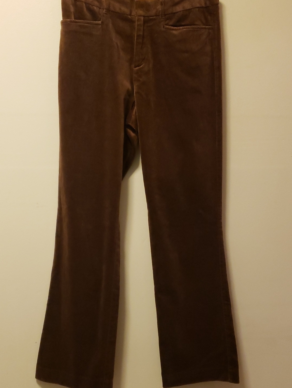 Classic Gap Stretch Women's Brown Velvet Pants